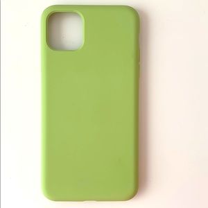 iPhone 11 Pro Max Pastel Green Silicone Case